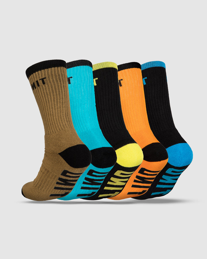 UNIT Mens React Bamboo Socks - 5 Pack