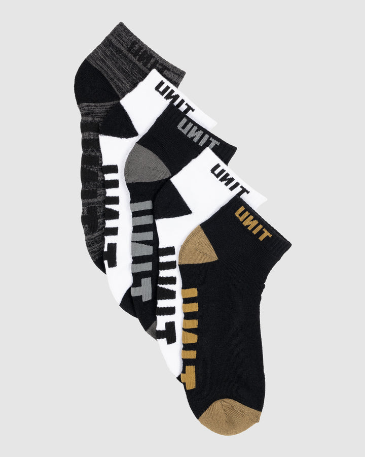 UNIT Mens Vital Bamboo Socks -  5 Pack