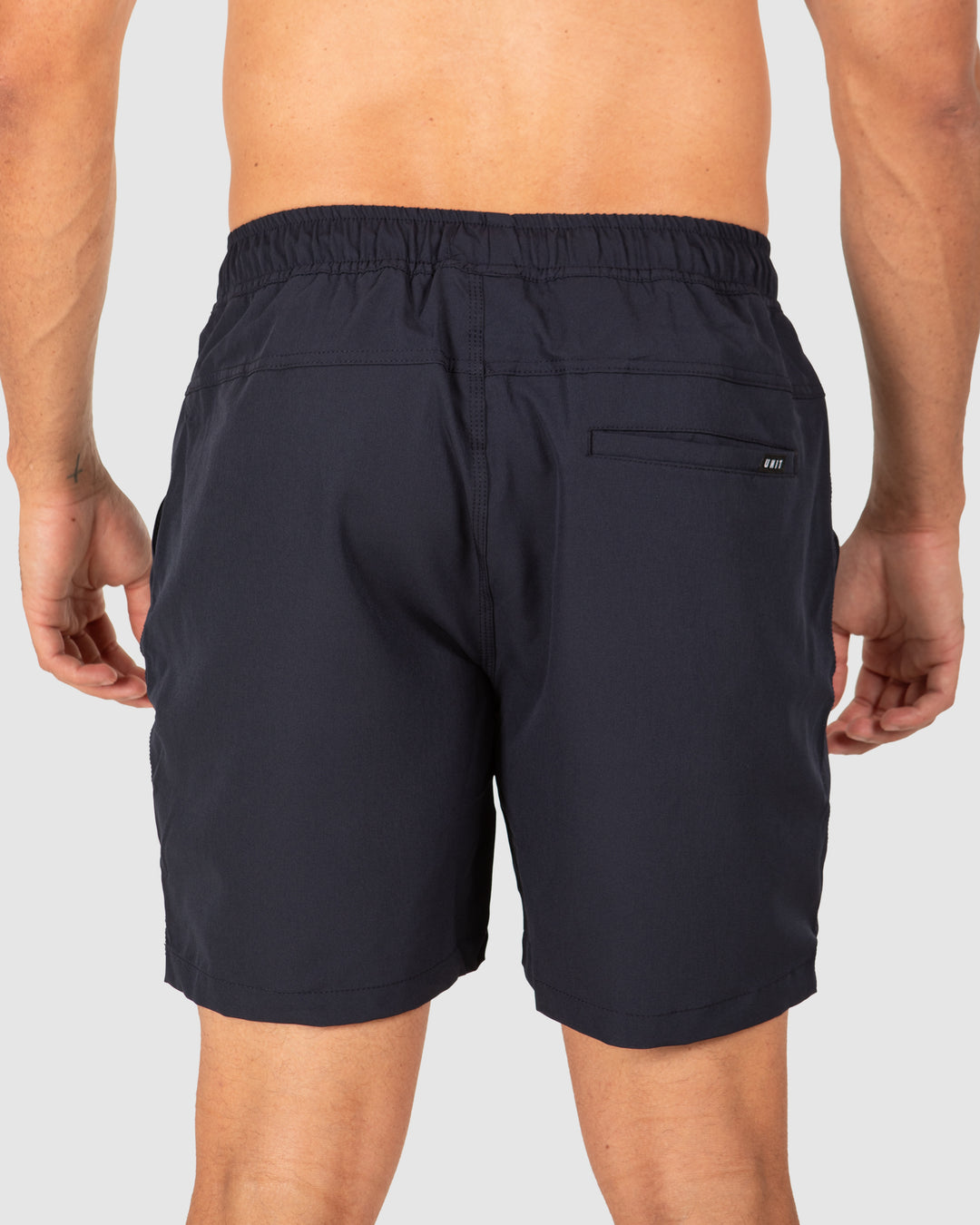 UNIT Mens Block Elastic 16" Shorts