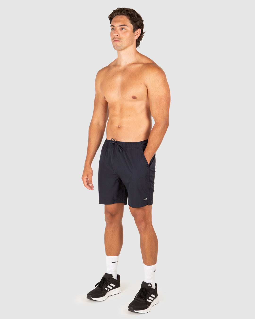 UNIT Mens Block Elastic 16" Shorts