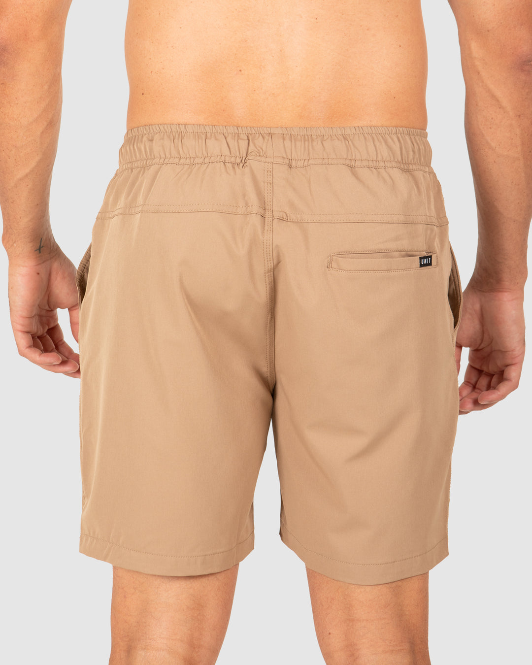 UNIT Mens Block Elastic 16" Shorts