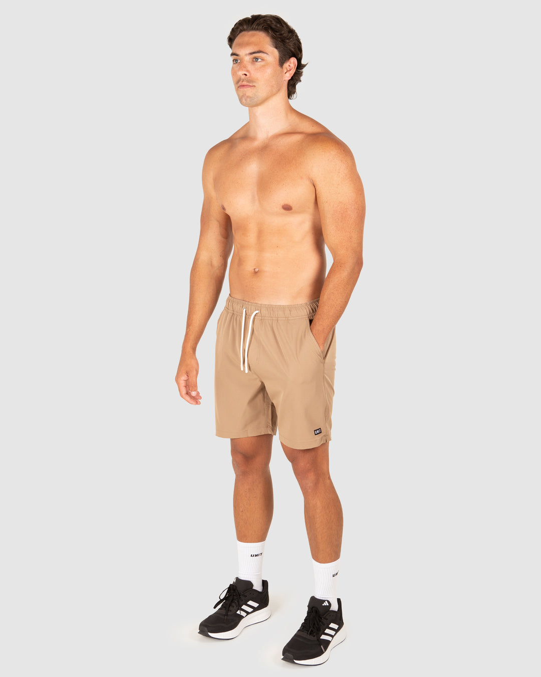 UNIT Mens Block Elastic 16" Shorts