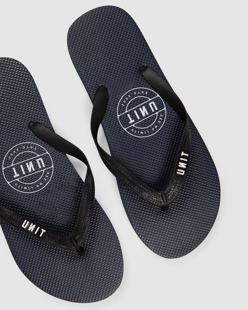 UNIT Mens Stamp Flip Flops