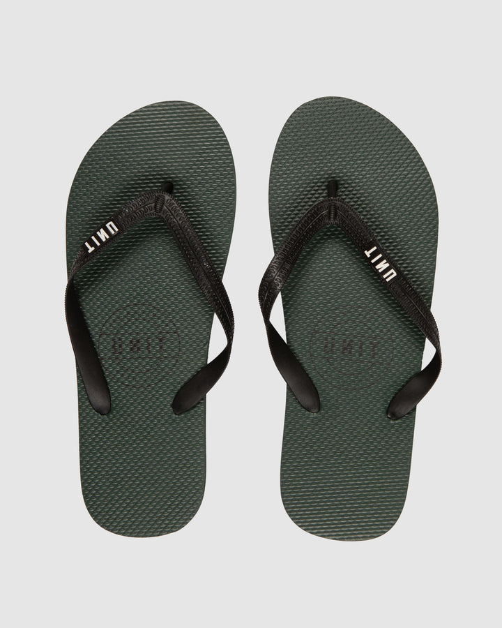 UNIT Mens Stamp Flip Flops