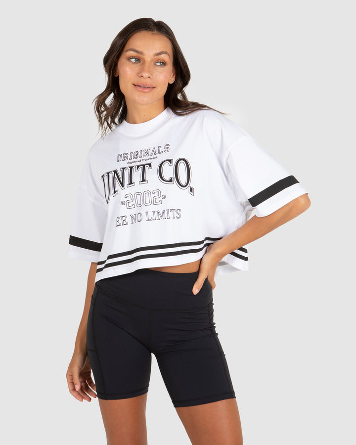 UNIT Varsity Oversized Cropped T-Shirt