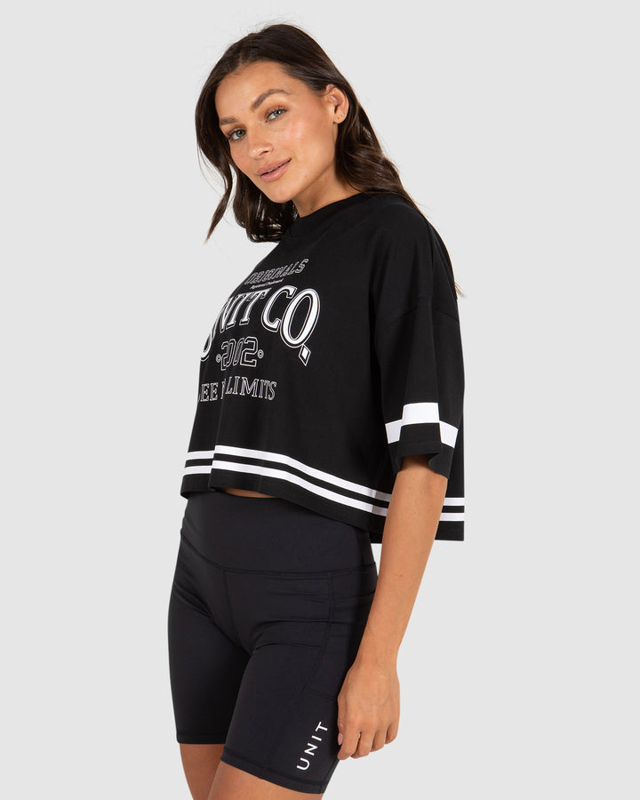 UNIT Varsity Oversized Cropped T-Shirt