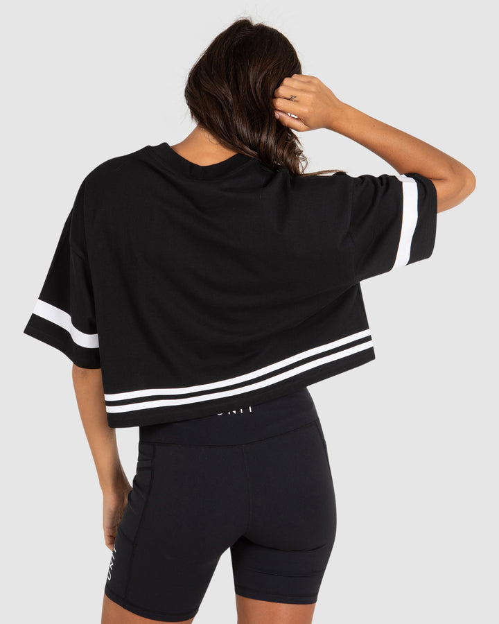 UNIT Varsity Oversized Cropped T-Shirt