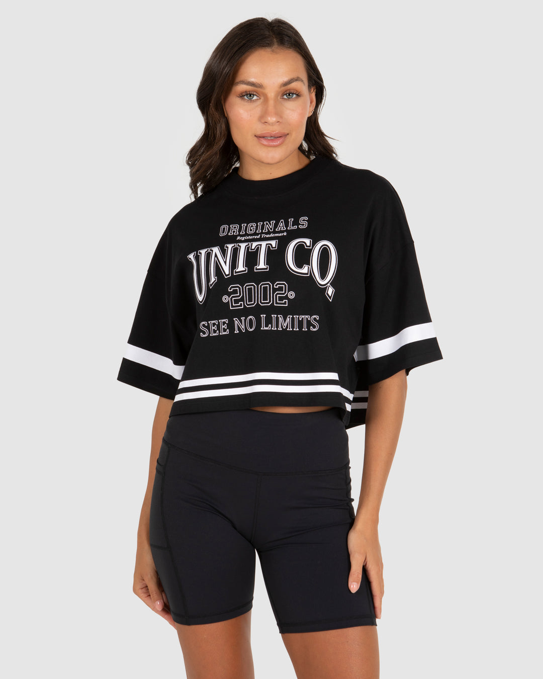 UNIT Varsity Oversized Cropped T-Shirt