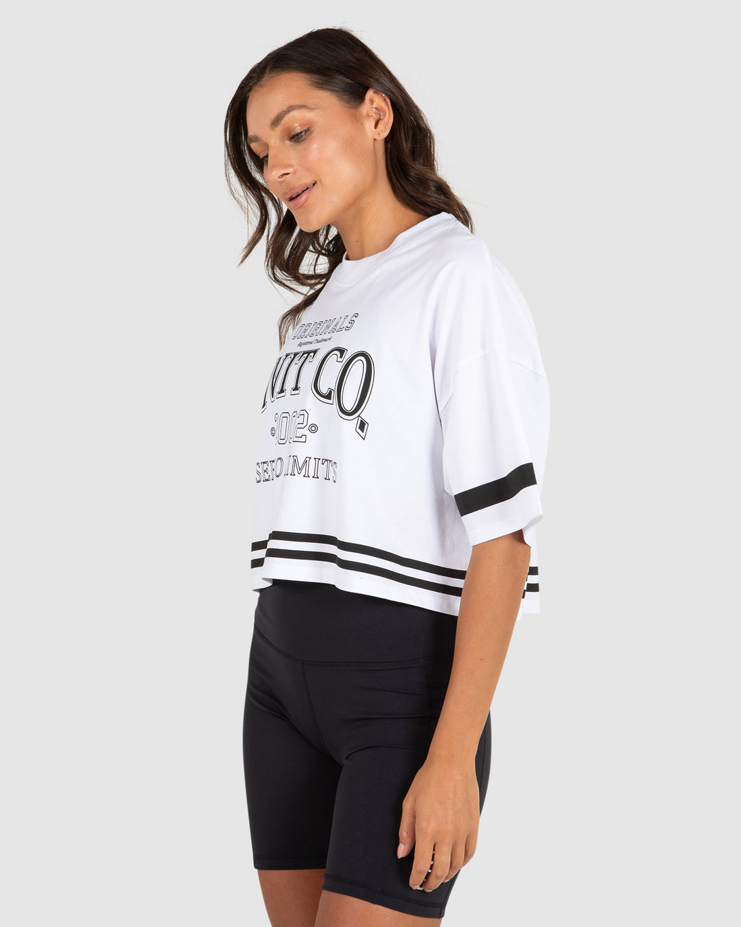 UNIT Varsity Oversized Cropped T-Shirt