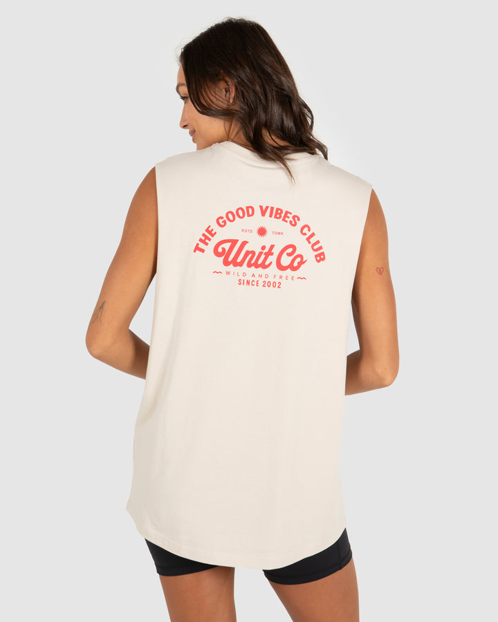 UNIT - Ladies Good Vibes Muscle Tee