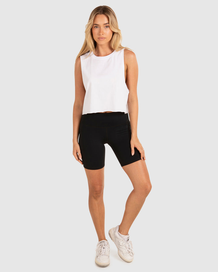 UNIT Studio Ladies Crop Muscle Tee