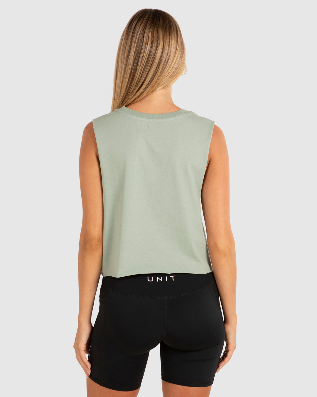 UNIT Studio Ladies Crop Muscle Tee