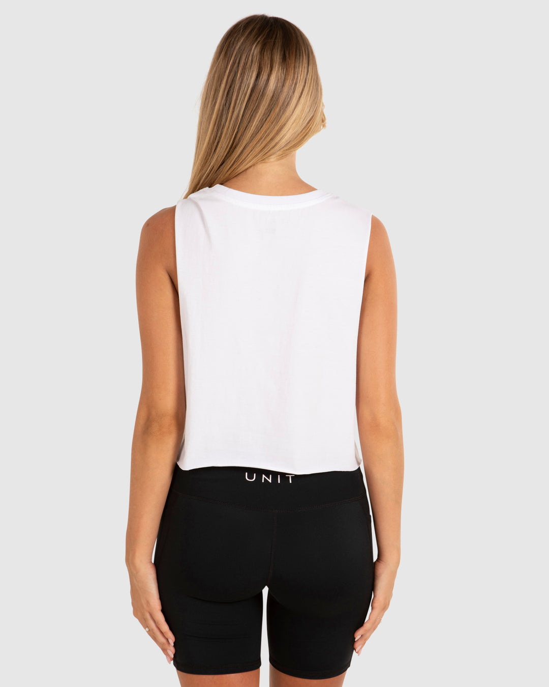 UNIT Studio Ladies Crop Muscle Tee