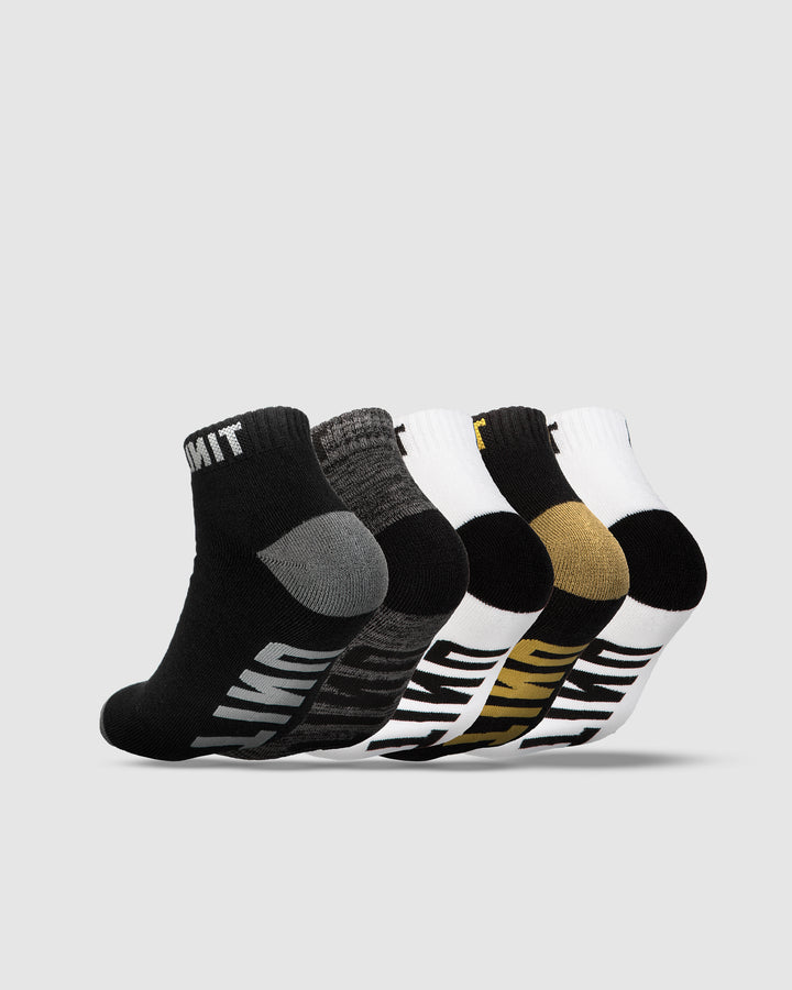 UNIT Max Youth 5 Pack Lo-Lux Socks