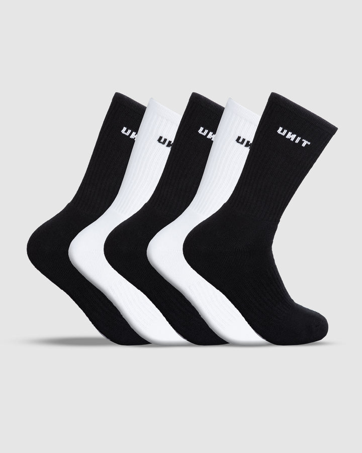 UNIT Vast Youth Hi Lux Socks - 5 Pack