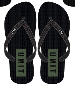 UNIT Mens Box Thongs / Flip Flops