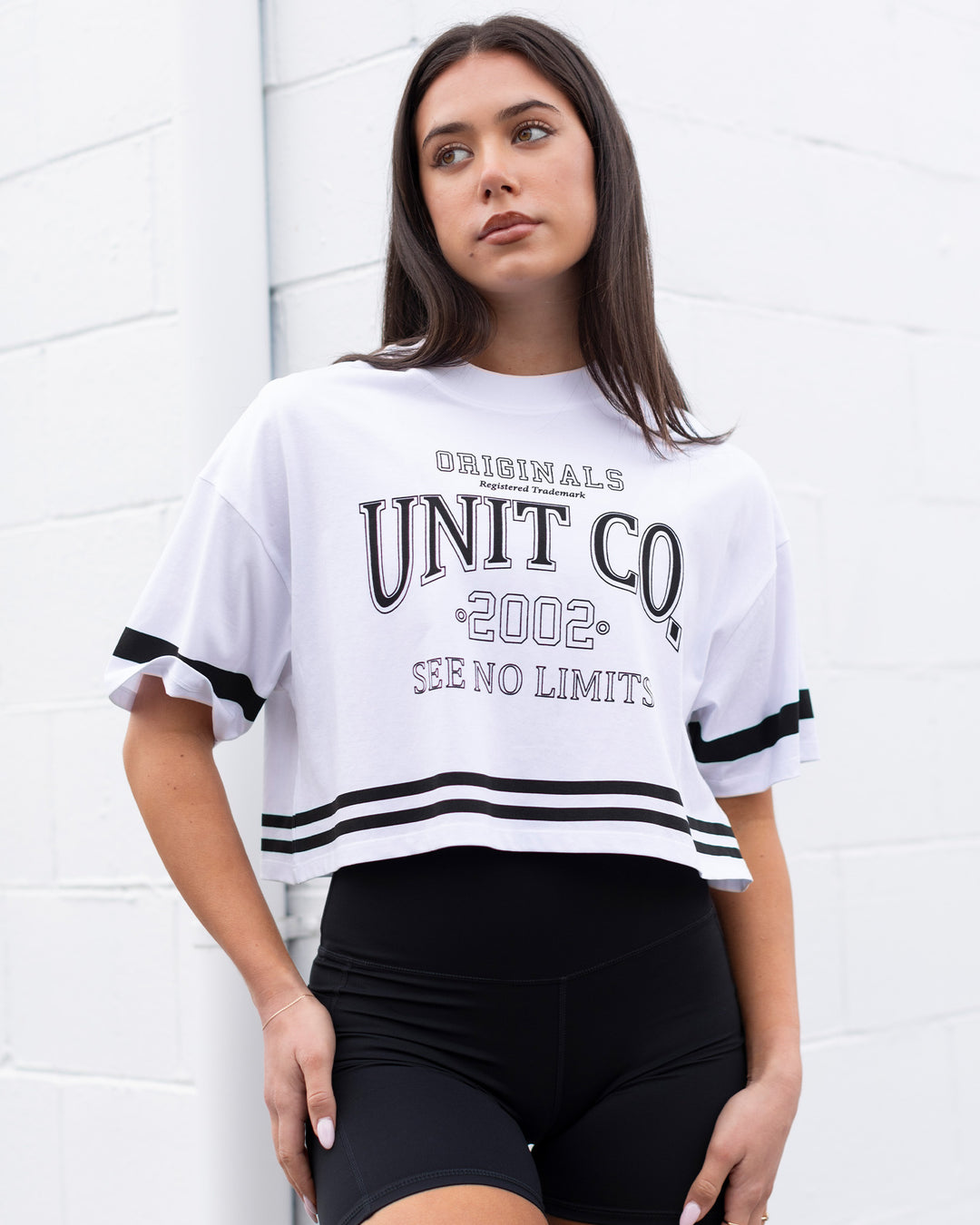 UNIT Varsity Oversized Cropped T-Shirt